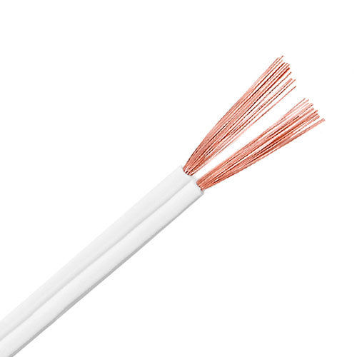 White parallel cable 2x0,75 mm