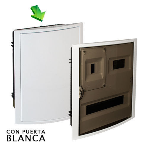 Recessed electrical box 20 elem. + ICP white door | SOLERA 5420