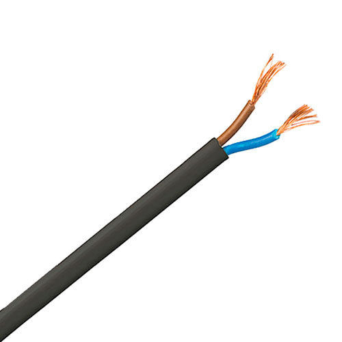 Cable manguera plana Negra de 2x1 mm