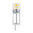 Lâmpada LED de silicone Bipin G4 12V 3W 57 LEDs luz quente
