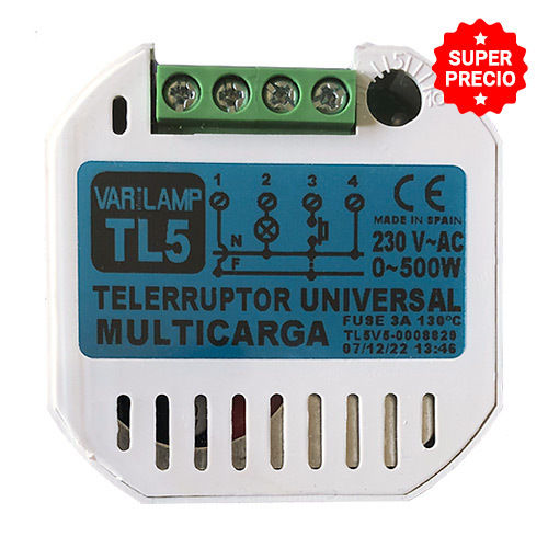 Telerruptor de 0W a 500W multicarga