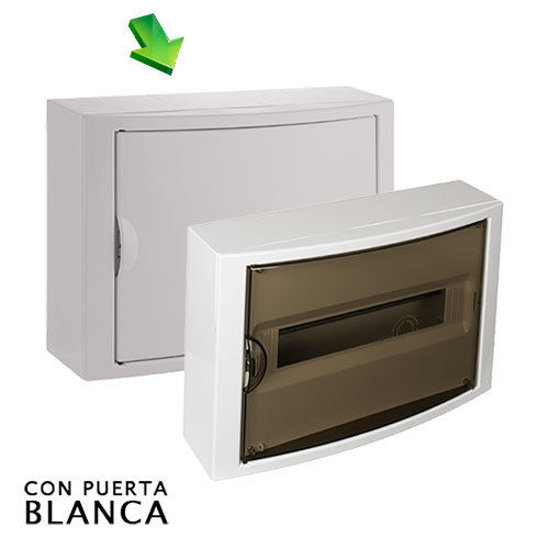 Surface electrical panel 14 items with white door | SOLERA 5021