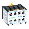 Mini Contactor auxiliary block for AC | Open contacts 2 + 2 closed 2NO + 2NC