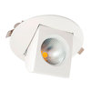 Holofote LED COB circular ajustável de 14W 4200K luz do dia