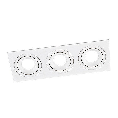 CARDAN type blank in white with GU10 cap for 3 light bulbs