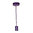 Pendant lamp in Purple with E27 socket