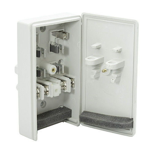 Public lighting box for 2 fuses - 4 terminals (front)