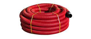 DUCTING DOUBLE WALL TUBE RED