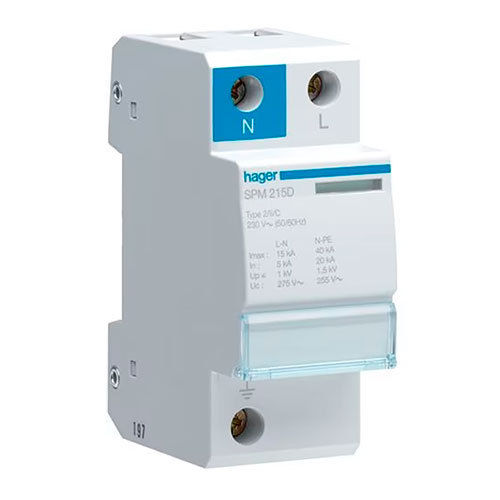 HAGER SPM215D - transient voltage limiter 15 KA monofasico