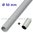 Grey Rigid PVC tube 50 mm sleeve