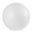 Luminaire globe 40 cm in diameter with opal diffuser IP65 / IK10