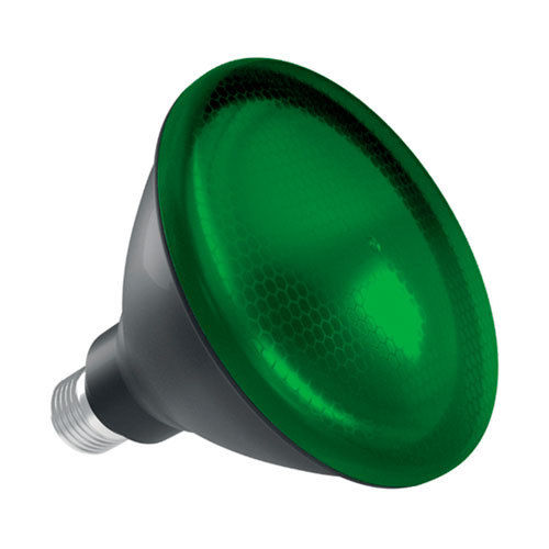 Lámpara Par 38 LED 220V E-27 15W Luz Verde