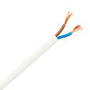 Cable manguera plana Blanca de 2x1 mm