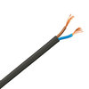 Cable manguera plana Negra de 2x1,5 mm