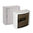 Caixa elétrica de superfície com 8 elementos com porta branca | SOLERA 5109