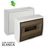 Surface electrical panel 12 items with white door | SOLERA 8703