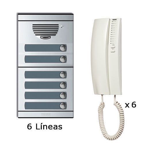 Tegui entryphone Kit 6 lines