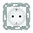 BJC VIVA 23524 | Enchufe 2P+T emborne por tornillos Blanco polar