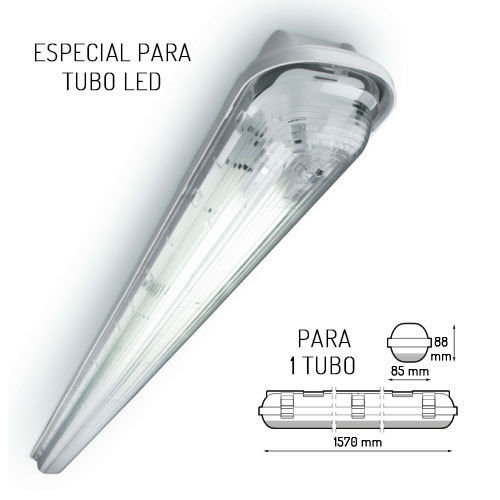 IP65 waterproof display LED for 1 tube 150 cm