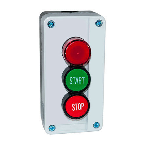 Box with dual pilot and start-stop button 1NO-1NC
