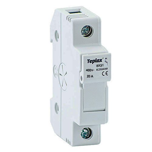 DIN rail fuse holder for cylindrical fuse T-00 8x31