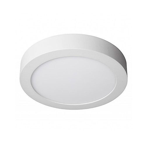 9W White Circular Surface LED Downlight Cold Light 6000K