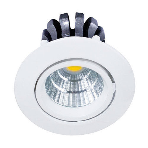 Foco LED COB circular orientable en Blanco de 3W luz día 4200K