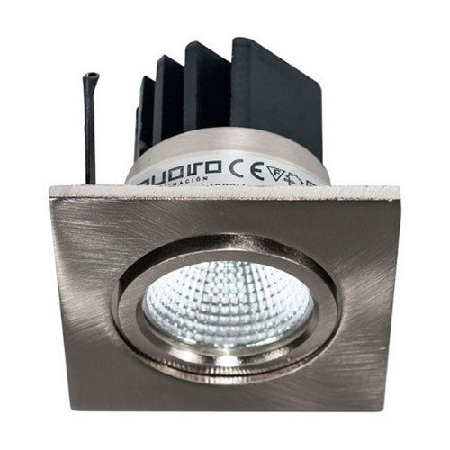 Spotlight LED COB Square in Nickel Satin 3W Daylight 4200K