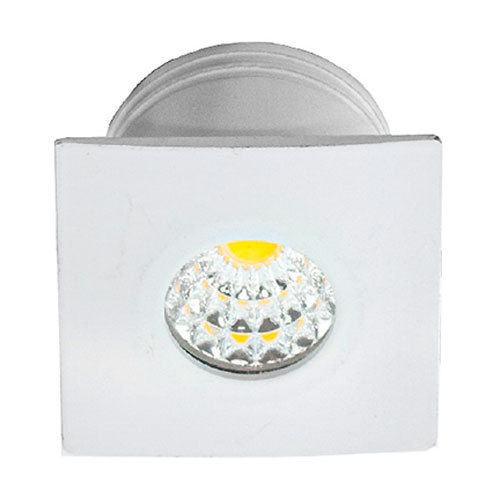 LED Spot Light COB Square Fixed in White 3W Daylight 4200K