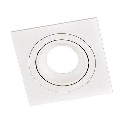 CARDAN type blank in white with GU10 cap for 1 light bulb