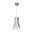Pendant lamp in Satin Nickel decorated with E14 socket