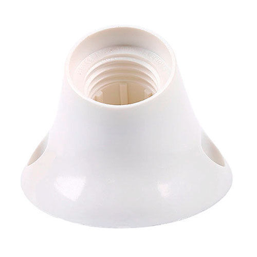 Curved lampholder E-27 for wall