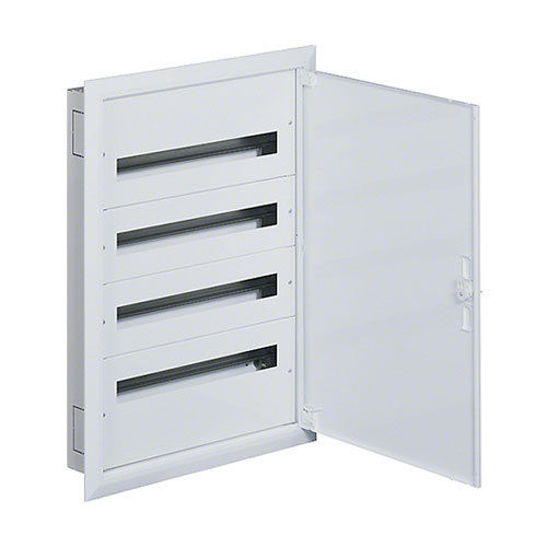 Built-in electric cabinet for 96 elements with door | HAGER FW424FT