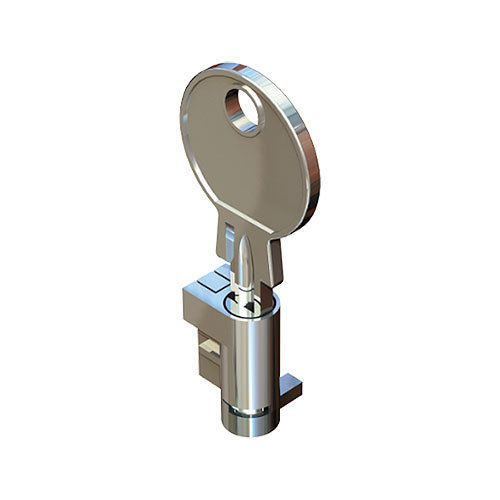 Cylinder lock plus 2 keychain for metal frames METALBOX by SOLERA