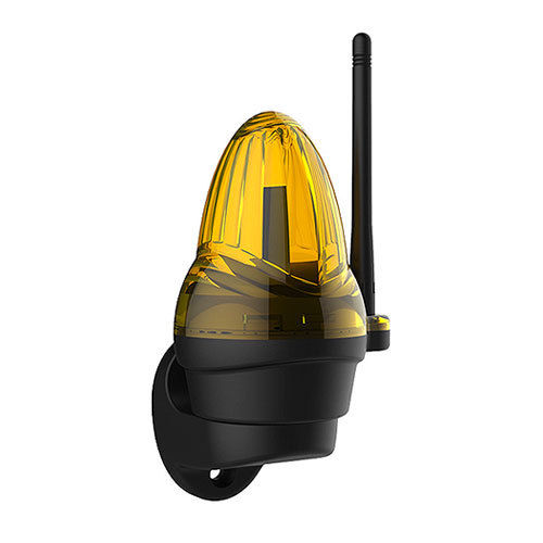 AMBER LED warning light for garages with antenna