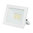 Extra-flat white IP65 20W LED floodlight Cold light