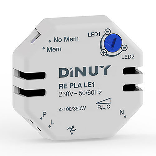 Universal LED lamp dimmer DINUY RE PLA LE1