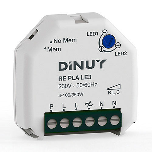 Universal LED dimmer with terminals DINUY RE PLA LE3