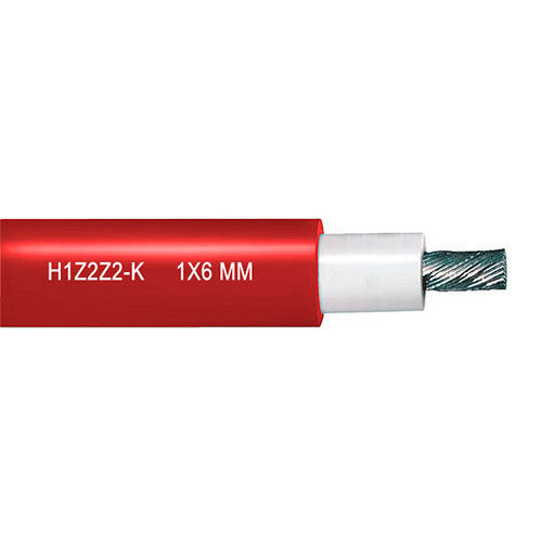 Cable solar H1Z2Z2-K de 1x6 mm rojo