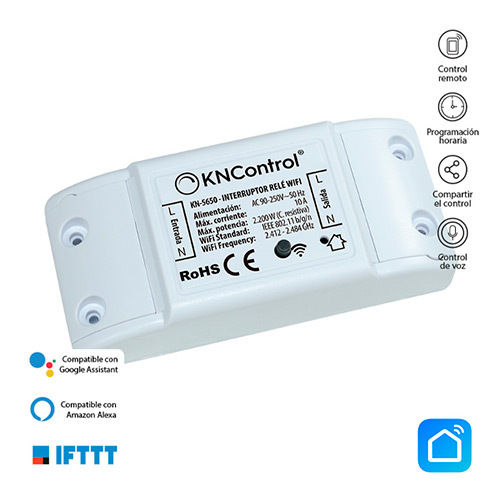 WIFI relay switch 10A max. 2,200W - ElectroMaterial