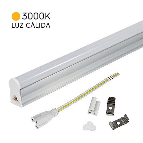 Regleta SlimLine de 30 cm LED de 5W en Luz cálida 3000K