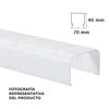 Air Conditioning Channel of 2 meters in White of 70x40 mm