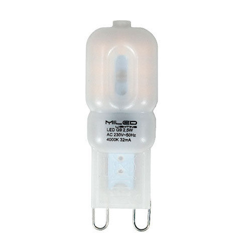 Lámpara Bipin LED G9 220V 2,5W - 210 Lm Luz día