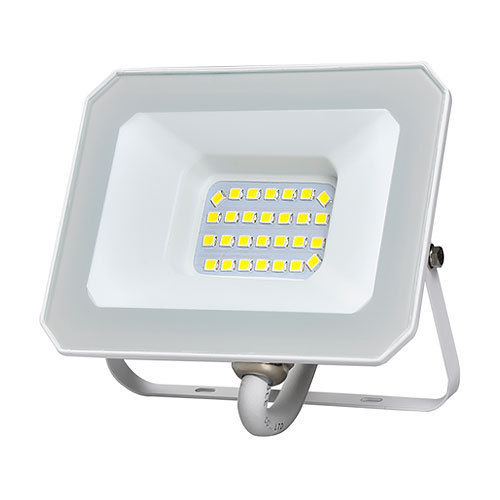 Extra-flat white IP65 20W LED floodlight Warm light