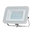 Extra-flat white IP65 50W LED floodlight Warm light