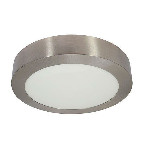 Downlight LED Round Surface Nickel Satin 18W Warm Light 3000K