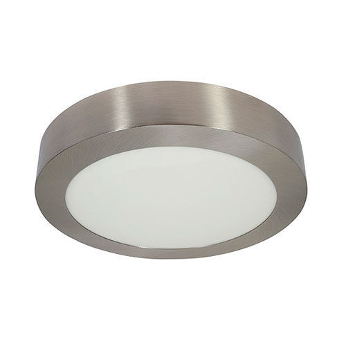 Downlight LED Round Surface Nickel Satin 12W Warm Light 3000K
